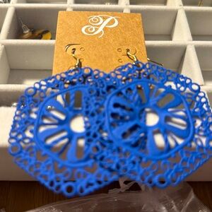 Plunder Design Gianna Filigree Earrings. Super light weight